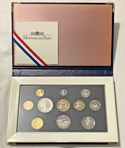 Coffret 2001 monnaie de - be,