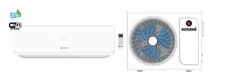 Kosami Climatiseur Monosplit Peony 18000 BTU Inverter R-32 Classe A++ Unité