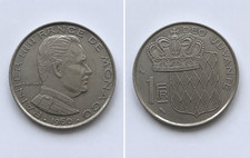 1 Franc Monaco 1960 Rainier