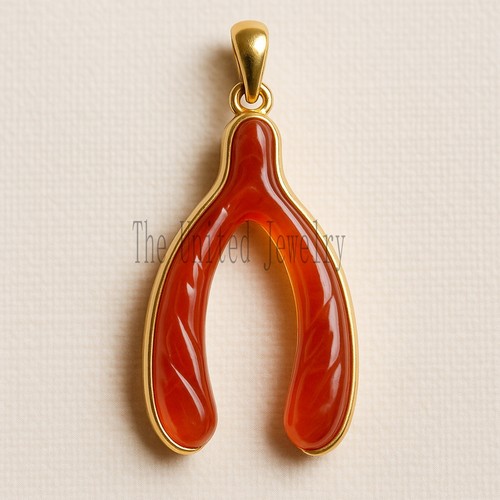 Pendentif cornaline - de, |