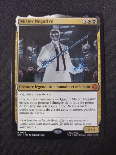 Carte magic mister négative - magic,