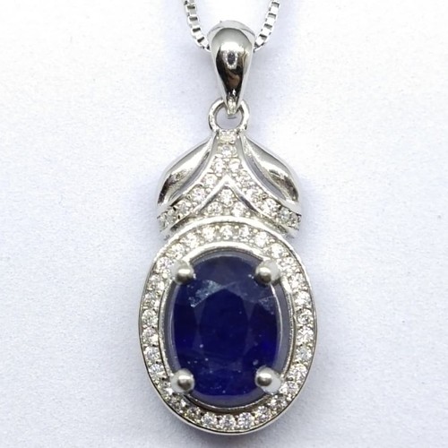 Pendentif argent sterling - en,