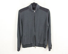 HUGO BOSS Pull Zippé Pour Homme En Coton Sweatshirt Gris