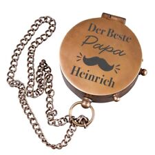 Boussole en Métal Avec Personnalisé Gravure pour Papa - Cadeau La Fête des Pères