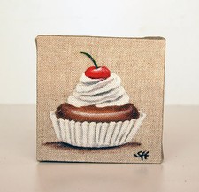 Tableau patisserie baba au rhum décoration d'intérieur style shabby chic