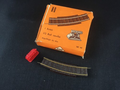 Rail courbe butoir jouef - rail,