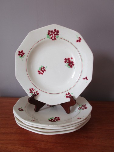 Assiettes creuses octogonale - 5,