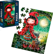 Puzzle Fille et Loup Puzzle