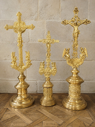 Trois croix autel - trois,