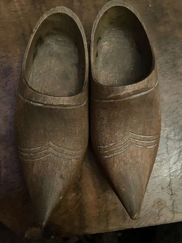 Véritable ancien sabots - ancien,