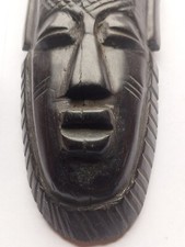 Ancien Masque semainier Sénégalais(WOLOF) en palissandre, correspondant au lundi