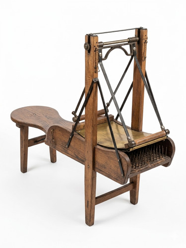 Ancienne cardeuse balancier - cardeuse,