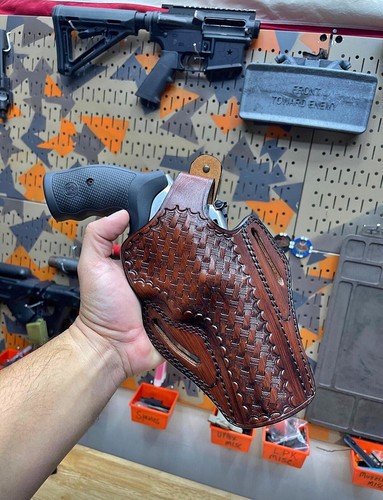 Leather holster fits model - leather,