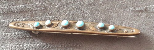 Ancienne broche art nouveau - art,