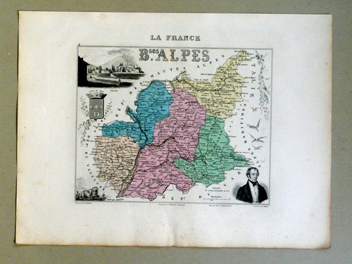 Basses alpes carte - basses,