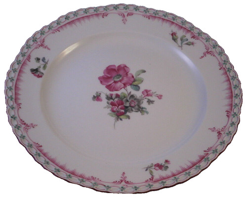 Assiette florale porcelaine - en,