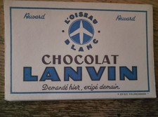 buvard chocolat lanvin