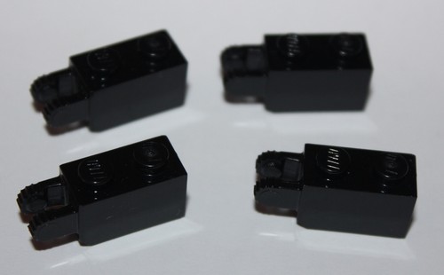 Lego black hinge brick - black, ref