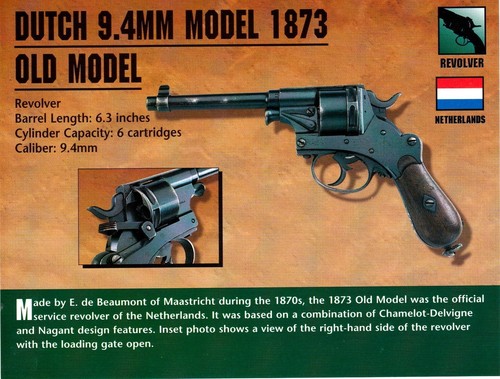 Dutch 4mm model 1873 old - 9.4mm,