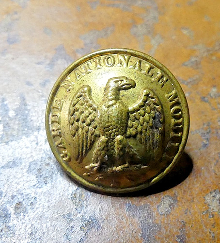 Bouton militaire l aigle - à, l'aigle