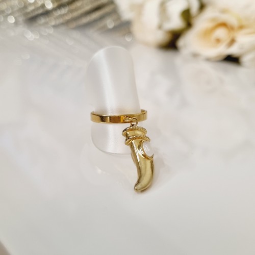 Bague nathalia acier - bague, en