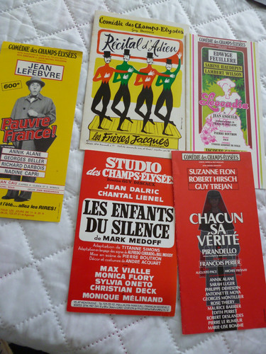 Lot de5 programmes - lot,