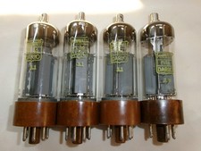 ⚜⚜ LOT 4x LAMPE DARIO PL36 = 25E5 = 25F7 Beam Power Tube TESTED STRONG NOS  °=