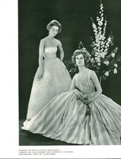 Publicité ancienne mode robe