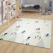 Tapis Enfant Pliable Tapis De Jeu Tapis Éveil Bébé Lavable Alphabet Réversible