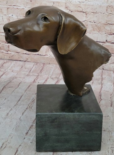 Basset chien sur marbre statue - chien,