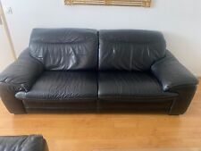 canapé cuir 2 places + 2 Fauteuils