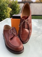 Derby Derbies à lacets marron 39 tout cuir vintage neuves Hardrige 