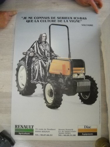 Affiche poster tracteur - affiche,