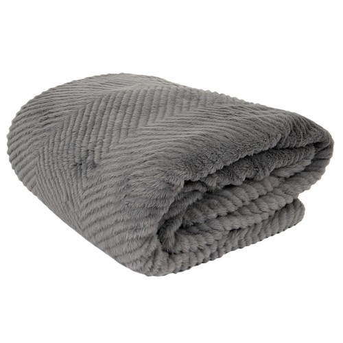 Plaid velours imitation - plaid,