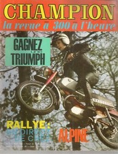 CHAMPION 3 1966 BEACH CAR FORMULE VEE TECNO KART F4 YAMAHA 250 YDS-3 ALPINE A110