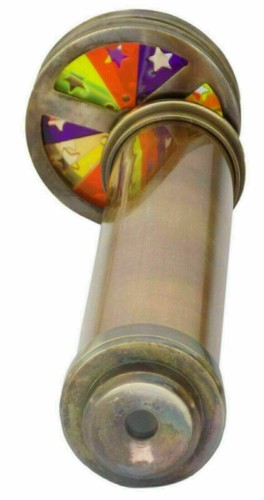 Ancien kaléidoscope vitrail