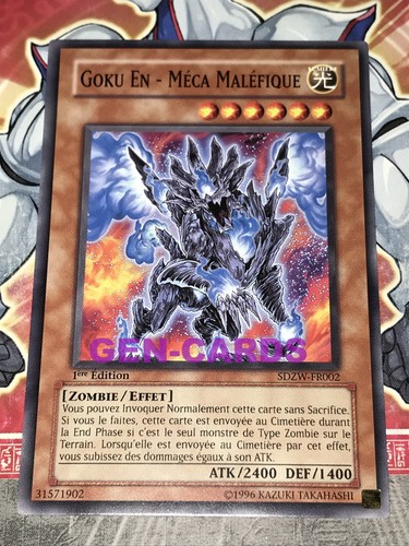 Carte goku meca - yu, gi