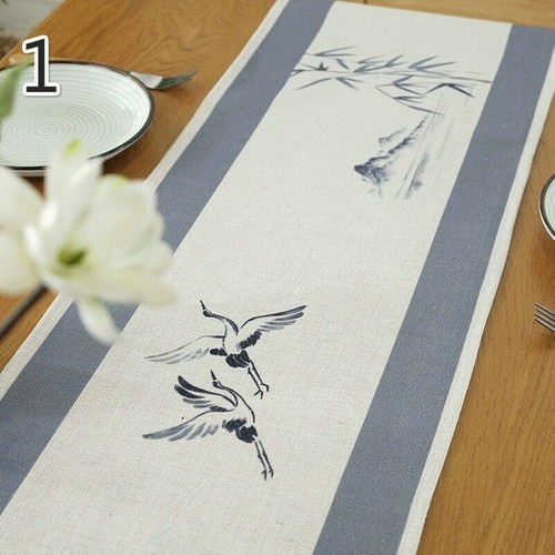 Chemin table lin tissu - chemin, en