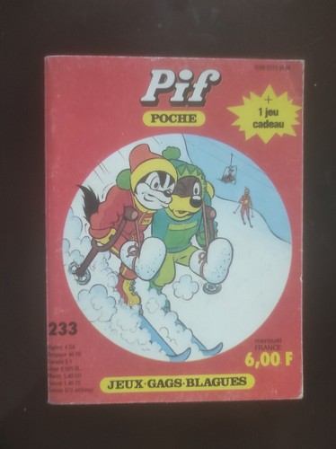 Pif poche 233 vaillant - n°233,