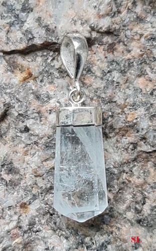 Pendentif aigue marine - pendentif, (2)