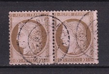 CERES N° 54 PAIRE OBL COTE 35€  / 2 SCANS 