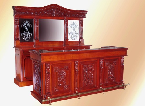 8ft maple home bar - 8ft, –