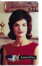 RARE / CARTE TELEPHONIQUE - JACQUELINE JACKIE KENNEDY FIRST LADY USA / PHONECARD