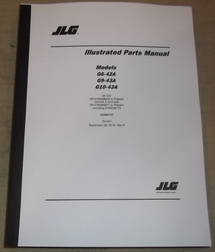 Jlg 42a 43a g10 - jlg, g9-43a