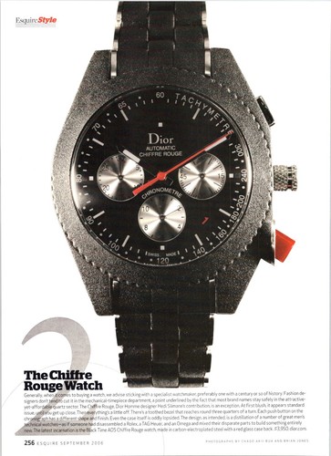 2006 dior chiffre rouge - chiffre,