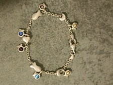 Bracelet Argent  Massif Clio Blue Bijoux Argent 925 signé