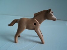 PLAYMOBIL vintage country poulain marron centre équestre ranch équitation 3804