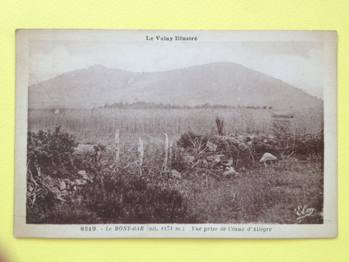 Cpa auvergne mont - mont, bar