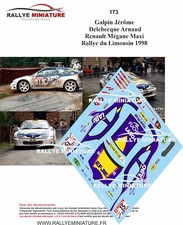 DECALS 1/18 REF 0173 RENAULT