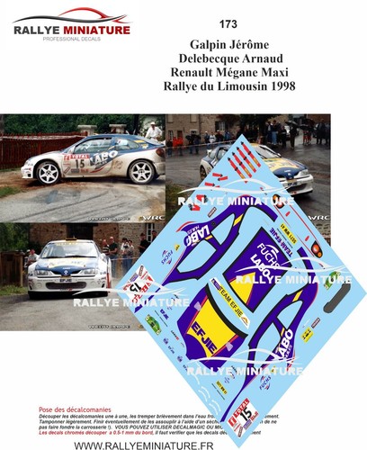 Decals ref 0173 renault - decals,